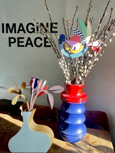 Imagine peace! Love & Sunshine: this message we received from Zoe Miller who designed our last years anniversary capsule collection and we couldn’t agree more!