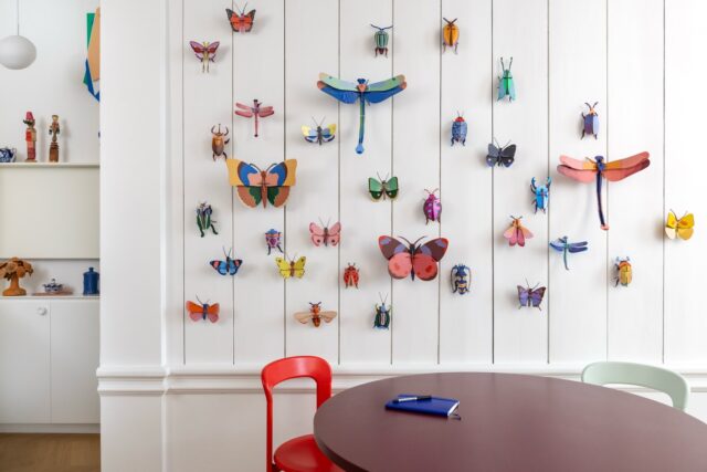 A spring wall filled with butterflies and beetles 🦋
We have added some very special new beetles - can you spot the subtle shimmer on their armoured shields? Coming soon!