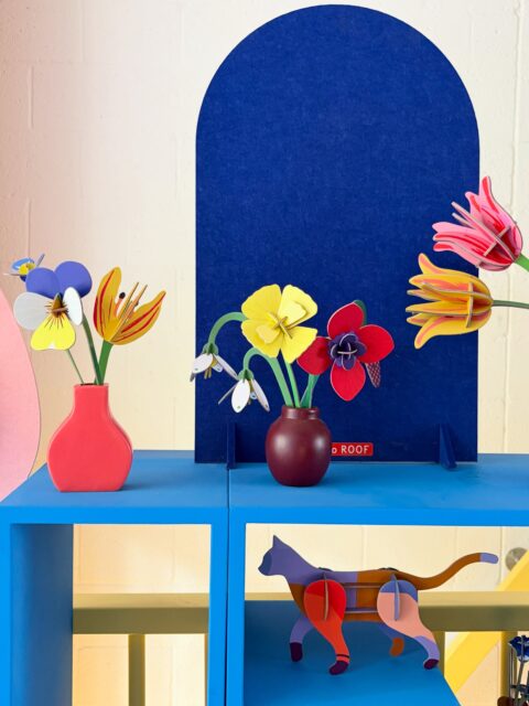 The Everlasting Flowers, scattered around our studio.
