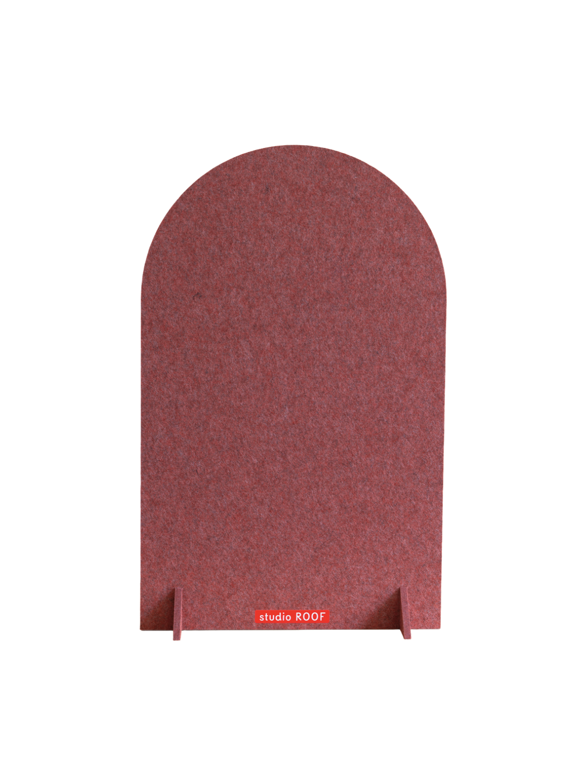 Felt Table Display Dusty Red